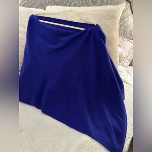 Claudia Nicole 100% Cashmere Topper In Royal Blue